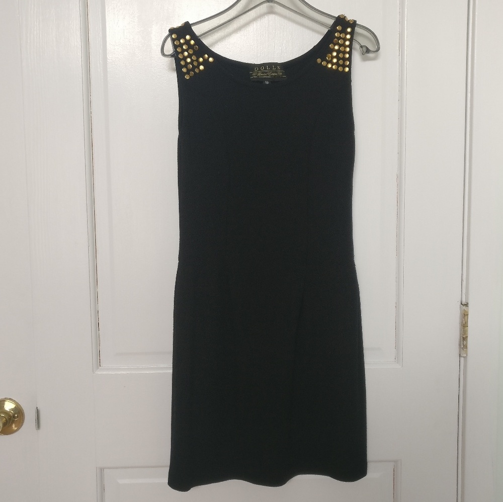 ⭐ CLEARANCE⭐BooHoo Stud Shoulder Bodycon Dress